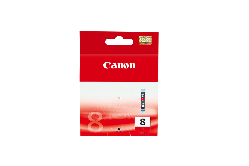 Tintenpatrone Canon CLI-8R / 0626B001 Rot, 5.790 Seiten