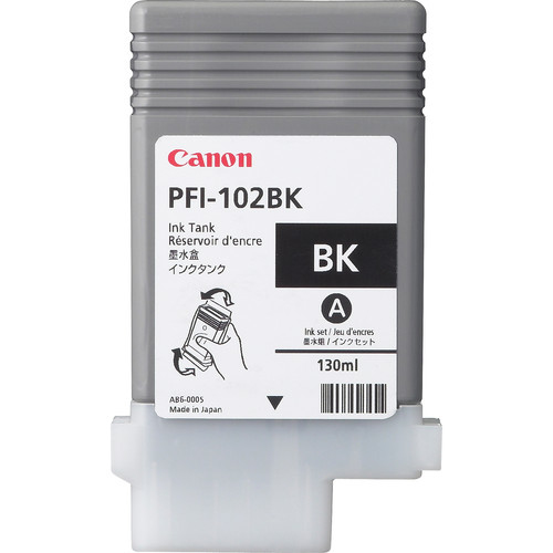 Tintenpatrone Canon PFI-102BK / 0895B001 Schwarz, 130 ml