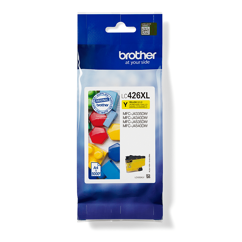 Cartouche d'encre Brother LC-426XLY / LC426XLY jaune XL, 5 000 pages