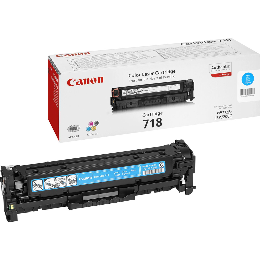 Canon 718CP / 2661B014 cyan toner, 2,900 pages