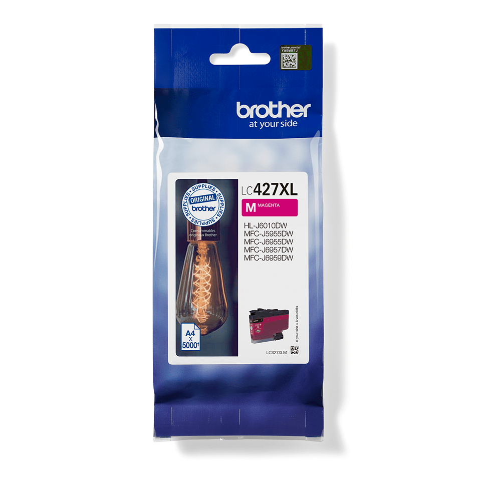 Brother LC-427XLM / LC427XLM magenta ink cartridge XL, 5,000 pages