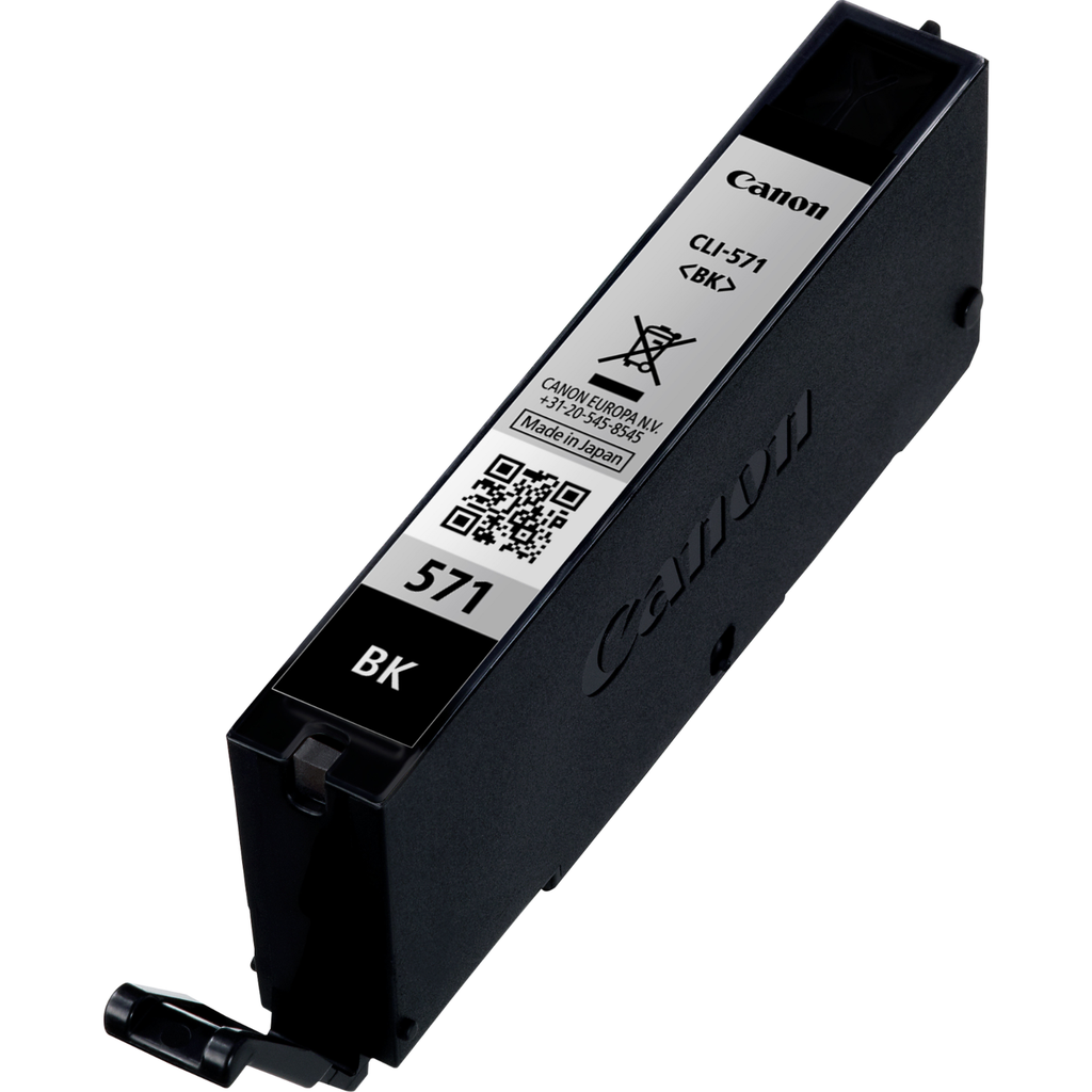 Canon CLI-571BK / 0385C001 black ink cartridge, 376 pages