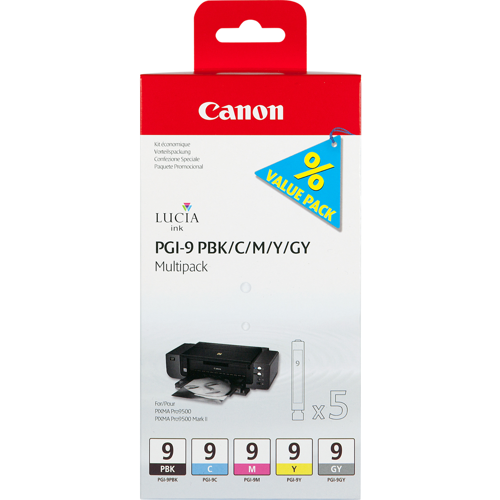 Canon 1034B013 ink pack, 5 cartridges