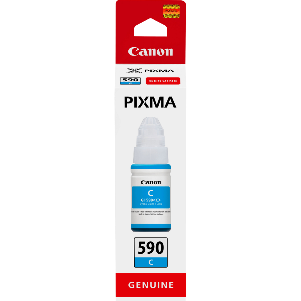 Canon GI-590C / 1604C001 cyan ink bottle
