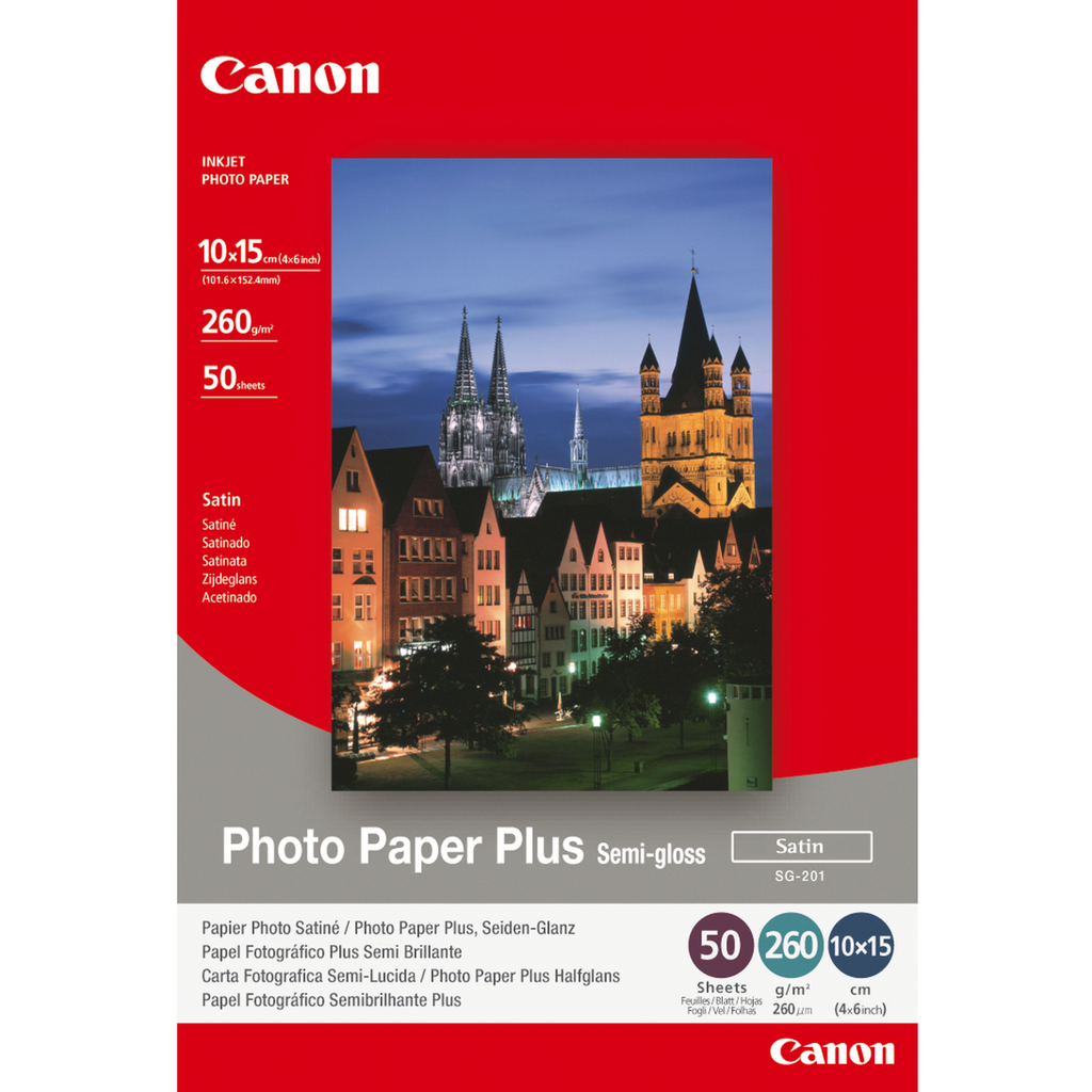 Canon SG-201 / 1686B015 photo paper, 10x15, 50 sheets