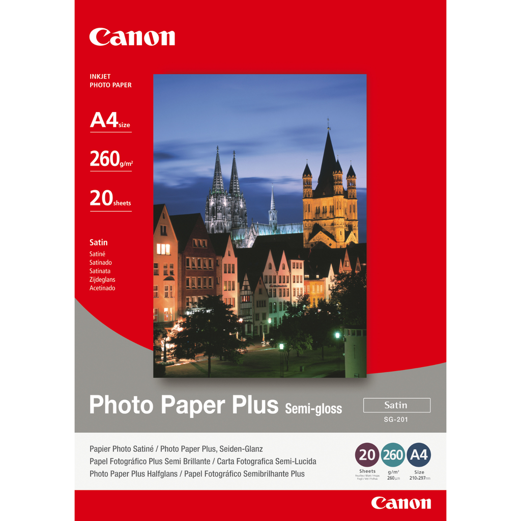 [1686B021] Canon SG-201 / 1686B021 photo paper, A4, 20 sheets