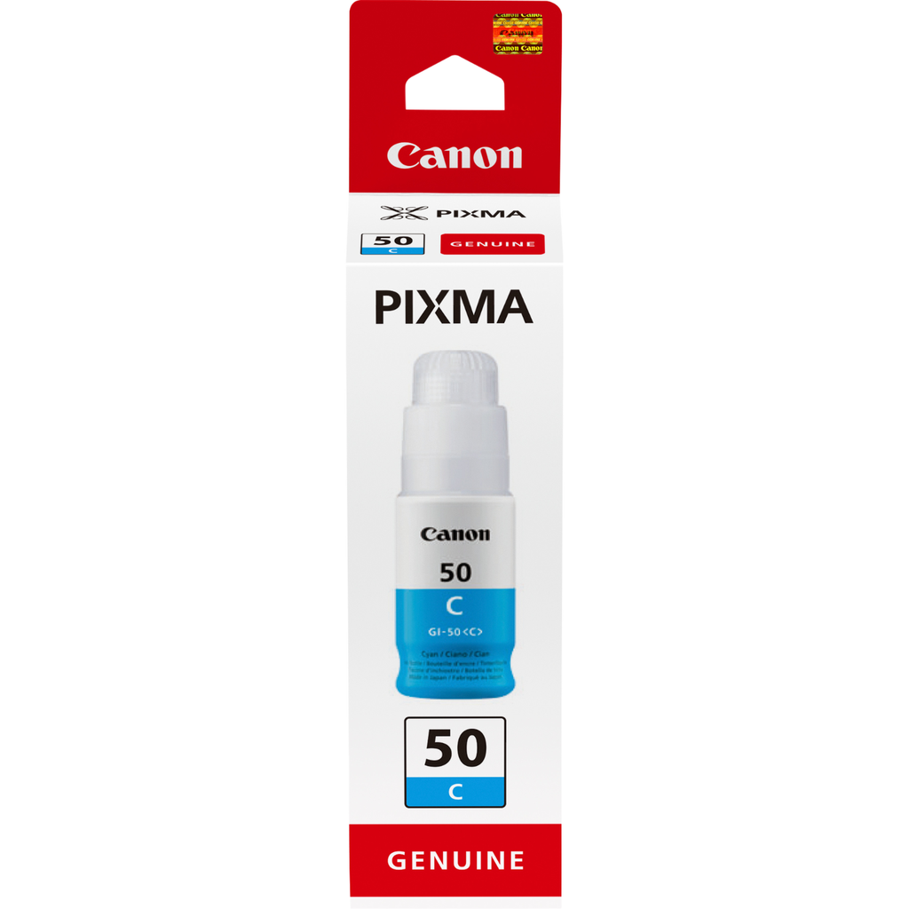 Canon GI-50C / 3403C001 cyan ink bottle