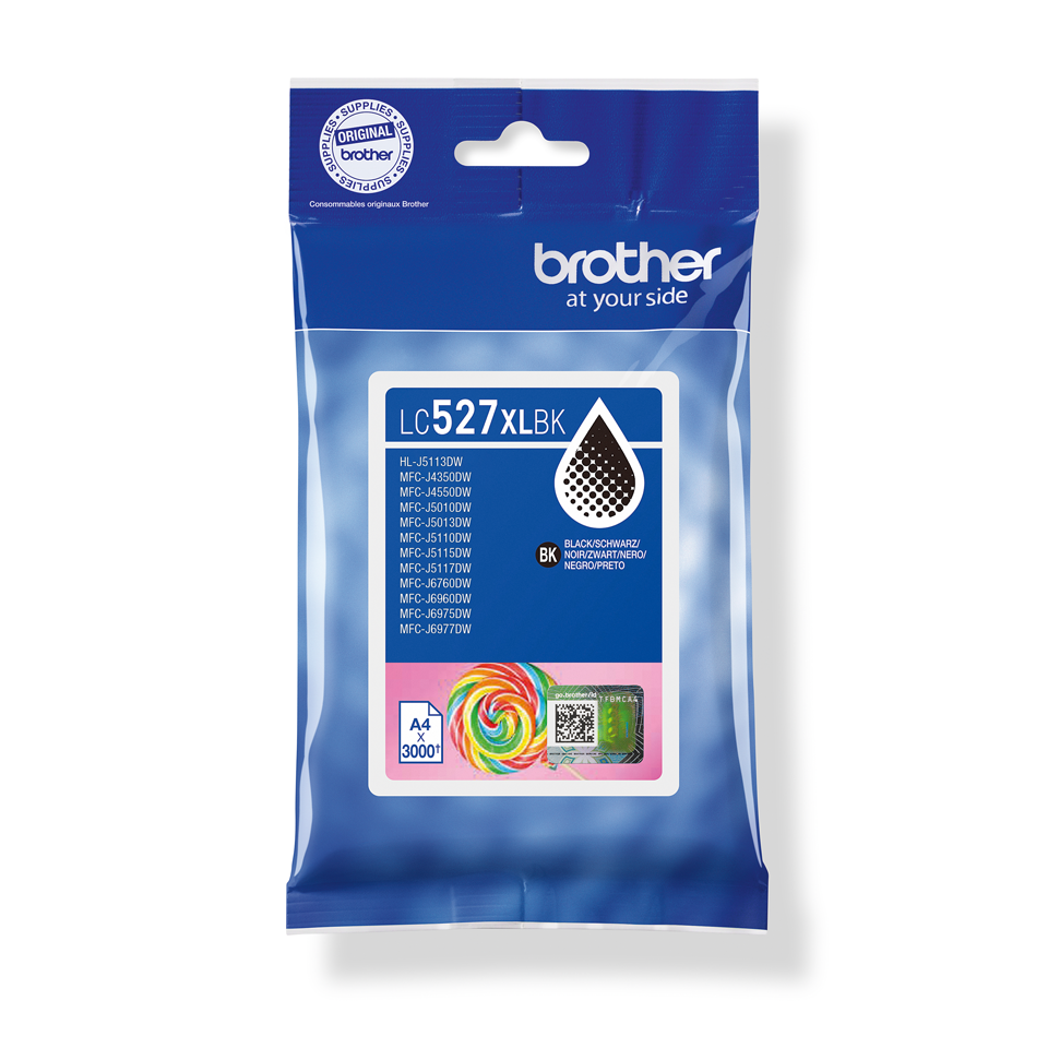 Cartouche d'encre Brother LC-527XLBK / LC527XLBK noire XL, 3 000 pages