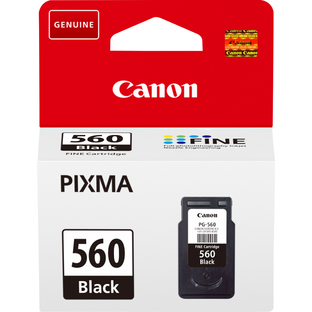 Canon PG-560 / 3713C001 black ink cartridge, 180 pages
