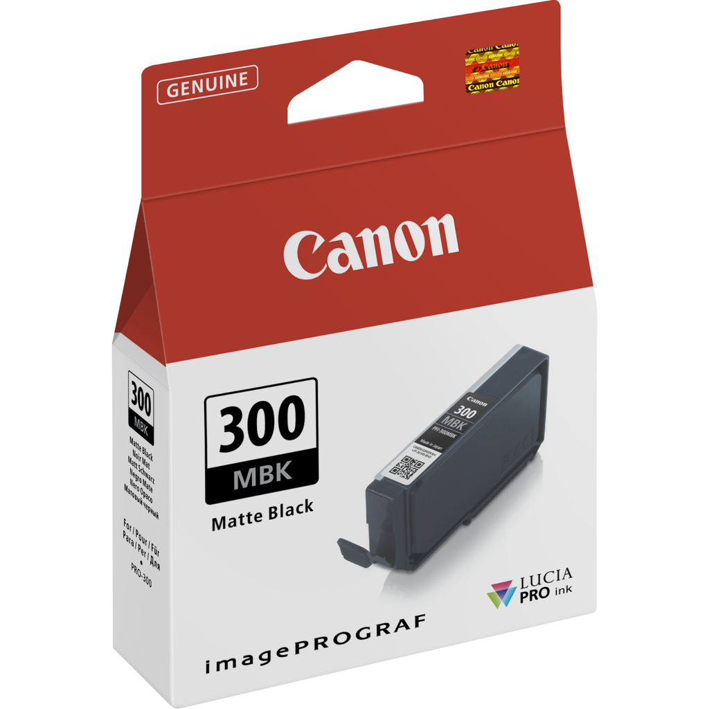 Cartouche d'encre Canon PFI-300 / 4192C001 noir mat, 1 750 pages