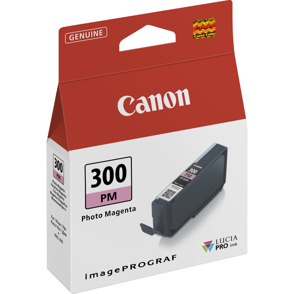 Tintenpatrone Canon PFI-300 PM / 4198C001 Fotomagenta, 530 Seiten