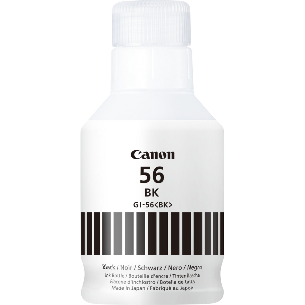 Tintenflasche Canon GI-56BK / 4412C001 Schwarz, 6.000 Seiten