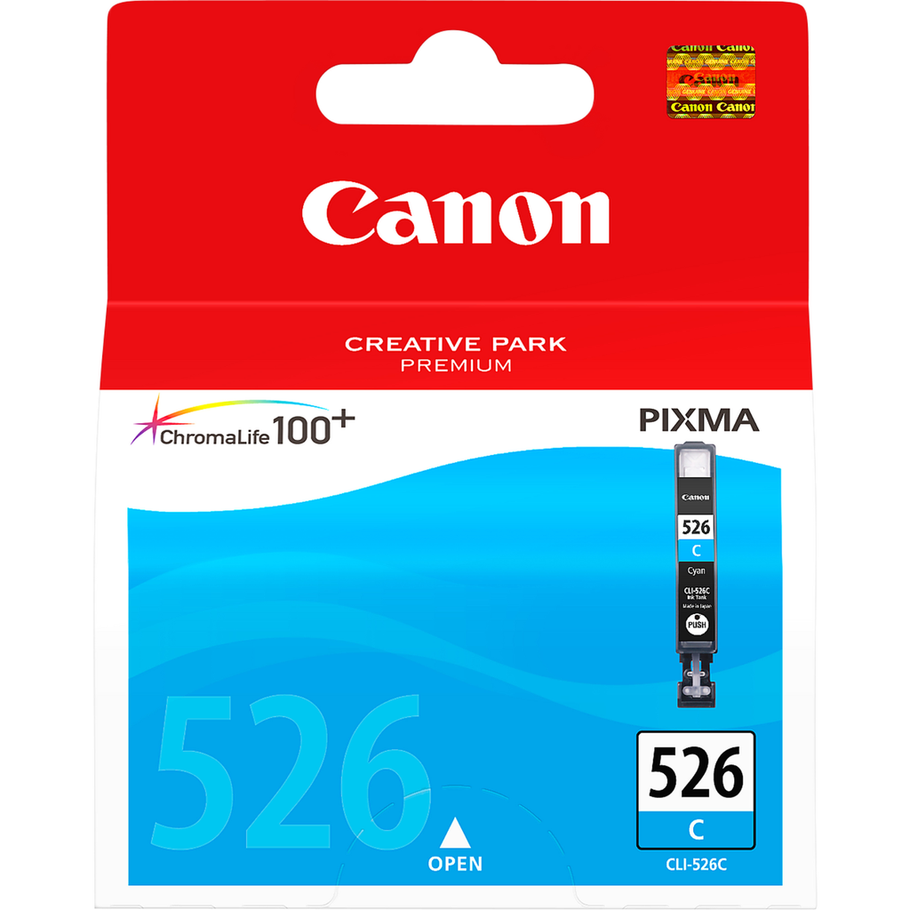 [4541B001] Canon CLI-526C / 4541B001 cyan ink cartridge, 530 pages
