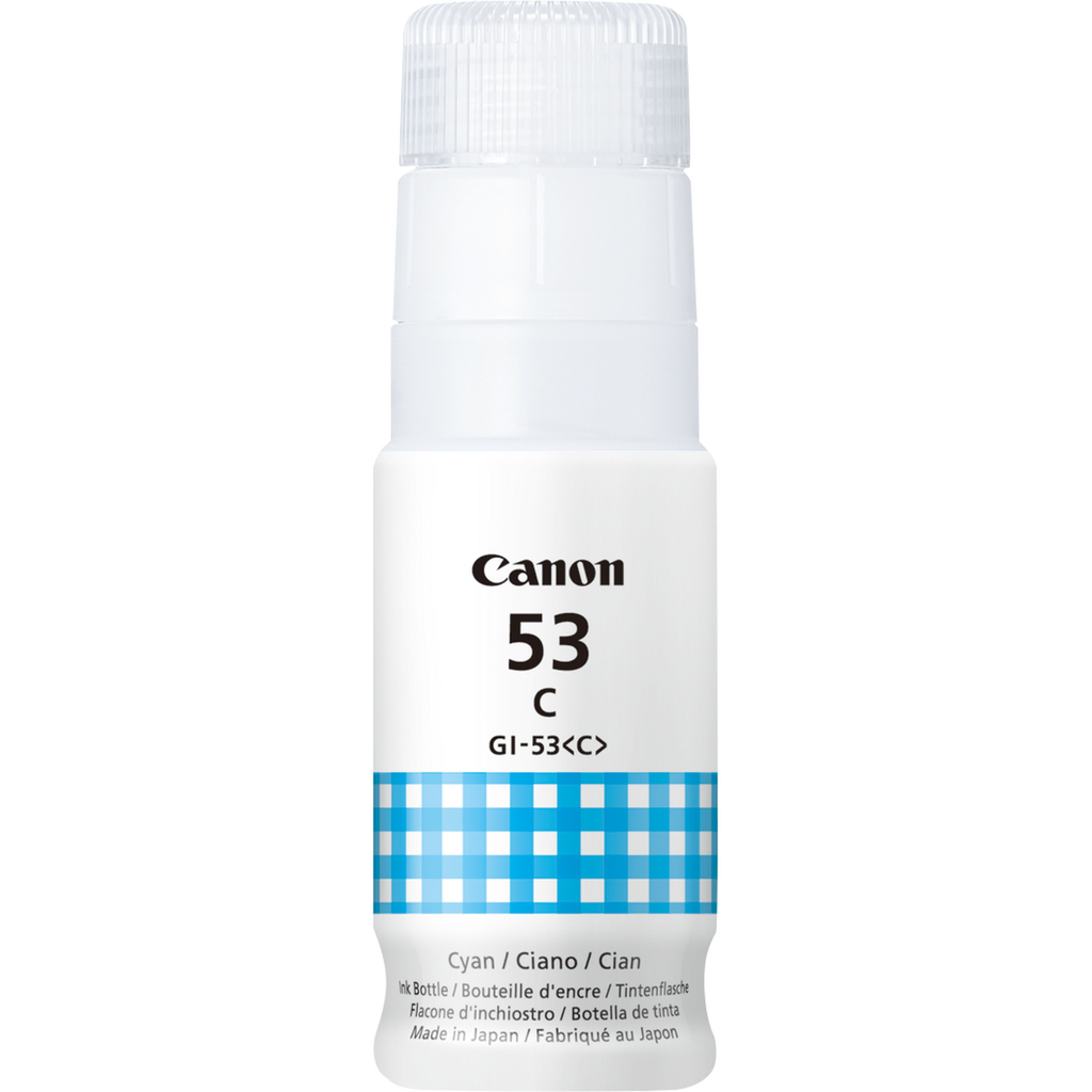 Bouteille d'encre Canon GI-53 / 4673C001 cyan, 60 ml