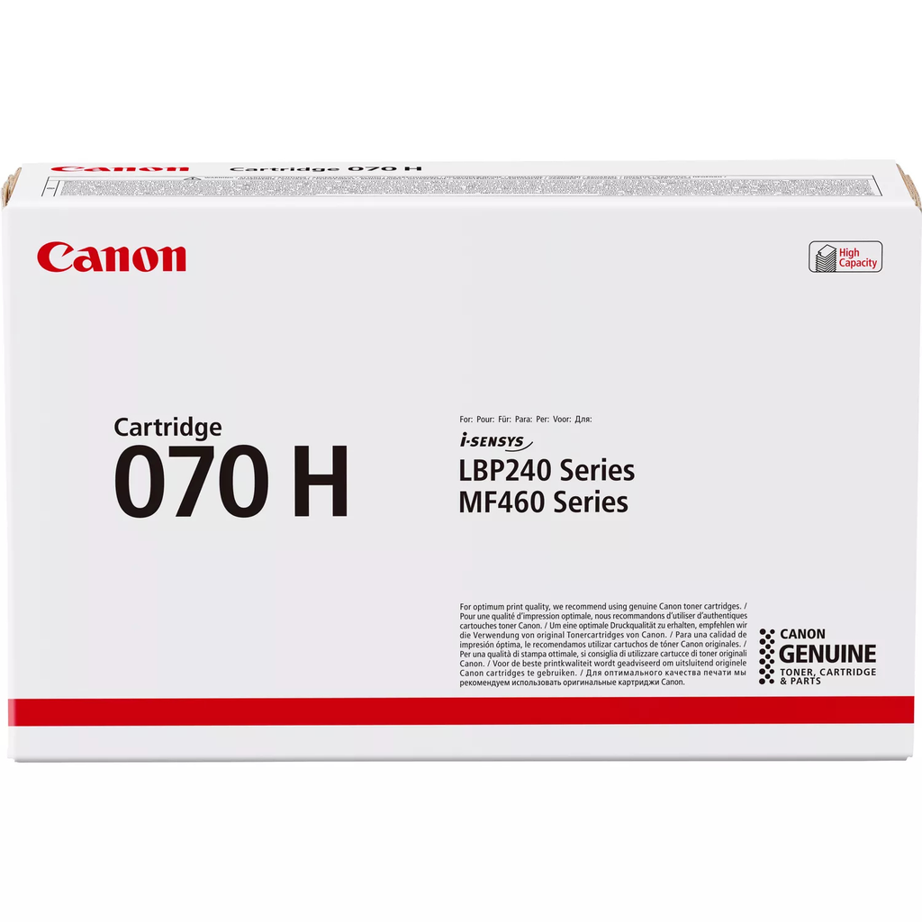 Toner Canon 070H / 5640C002 noir XL, 10 200 pages