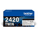 Brother Toner-Doppelpack TN-2420TWIN / TN2420TWIN Schwarz XL, 2 x 3.000 Seiten