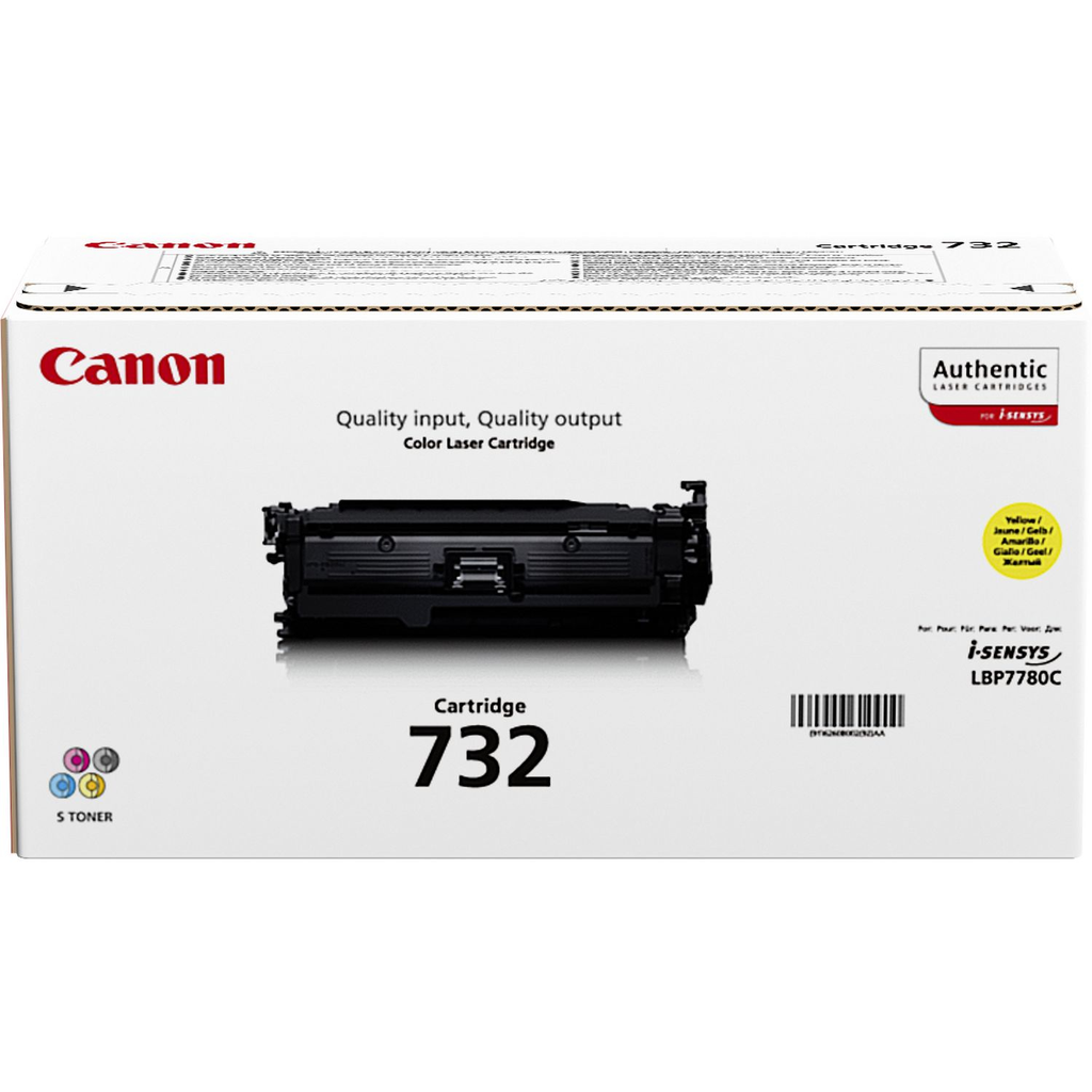 Toner Canon 732 / 6260B002 jaune, 6 400 pages