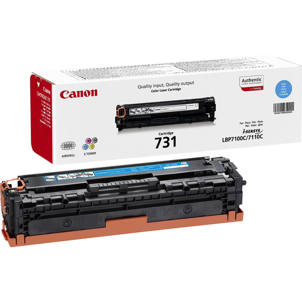 Canon 731 / 6271B002 cyan toner, 1,500 pages