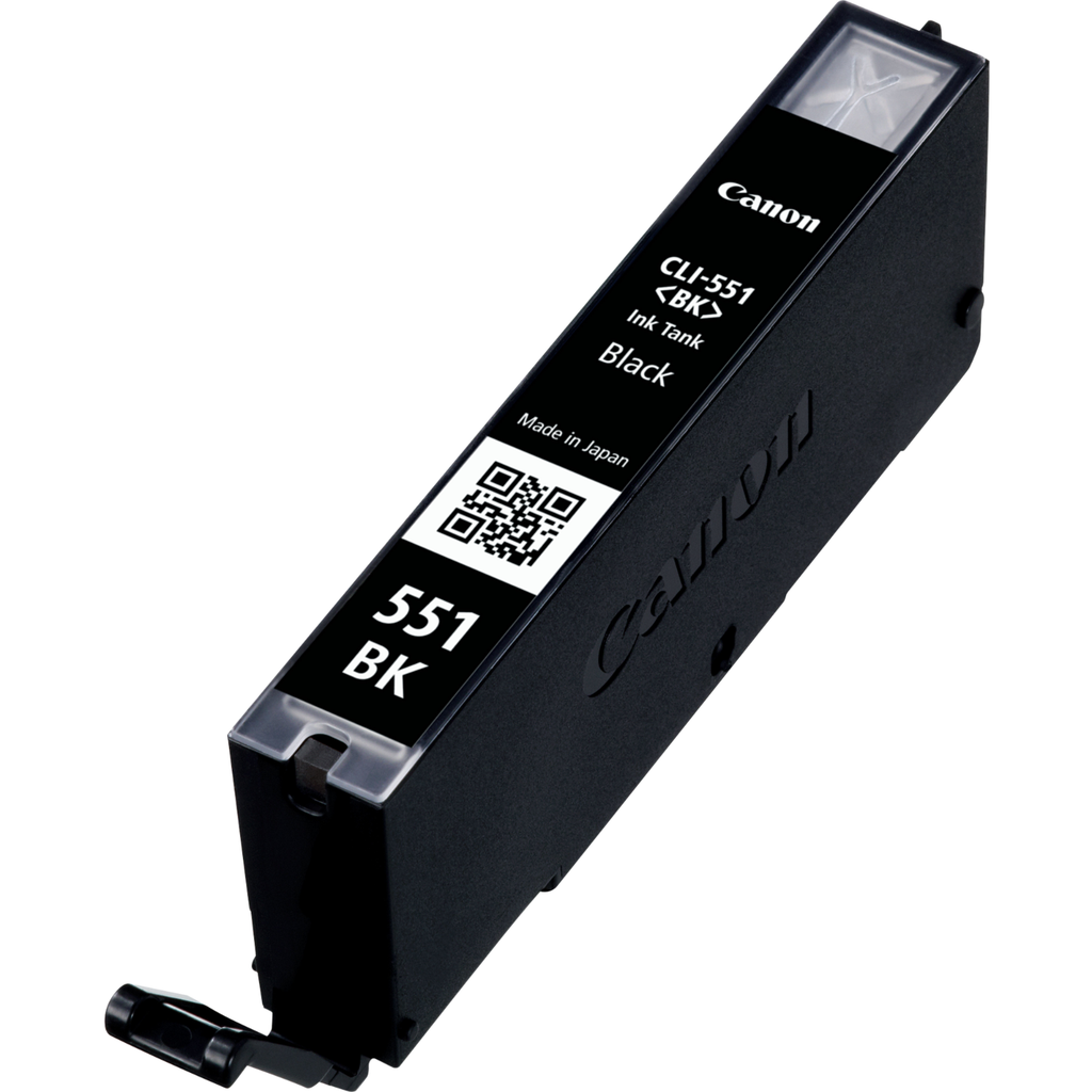 Tintenpatrone Canon CLI-551BK / 6508B001 Schwarz, 495 Seiten