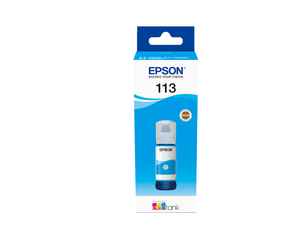 Tintenflasche Epson 113 / C13T06B240 Cyan, 6.000 Seiten