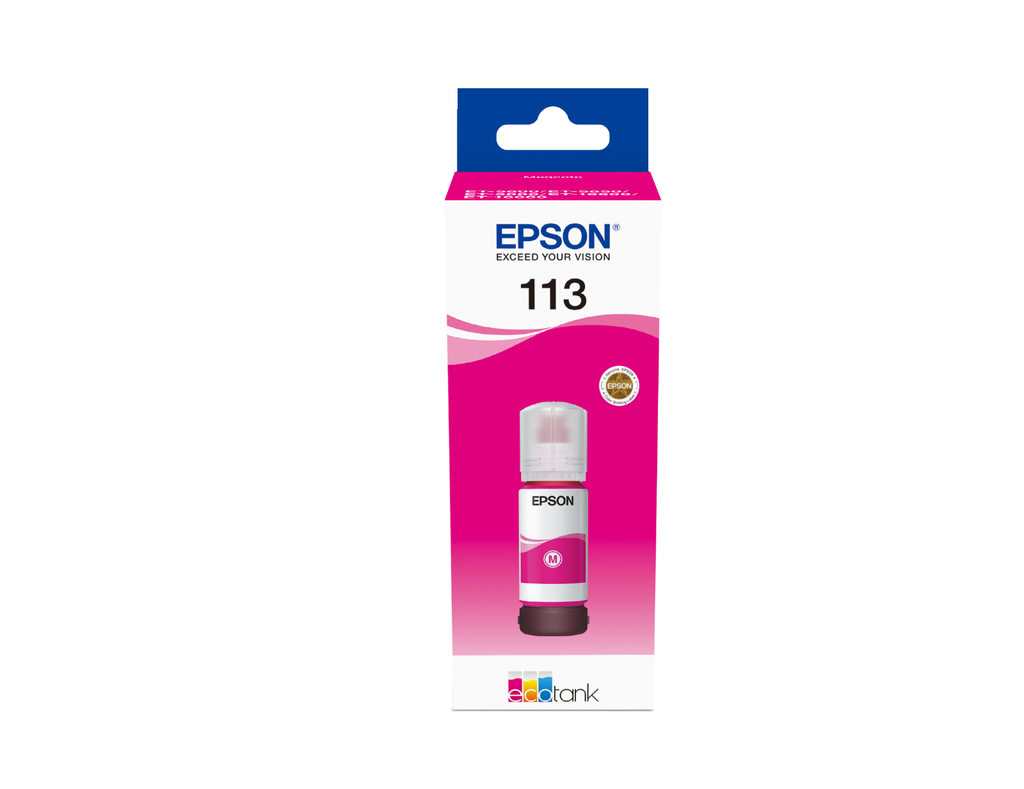 [C13T06B340] Bouteille d'encre Epson 113 / C13T06B340 magenta, 6 000 pages
