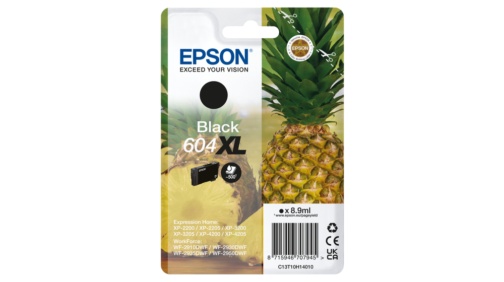 [C13T10H14010] Epson 604XL / C13T10H14010 black XL ink cartridge, 500 pages