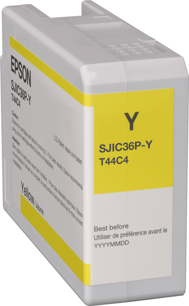 [C13T44C440] Cartouche d'encre Epson SJIC36PY / C13T44C440 jaune, 80 ml