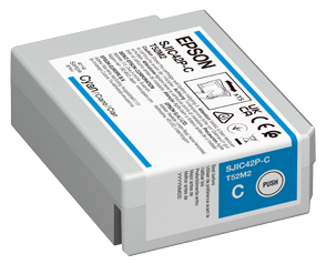 Tintenpatrone Epson SJIC42P-C / C13T52M240 Cyan, 50 ml