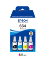 Tintenflasche Epson 664 / C13T664640 4 Farben, 70 ml