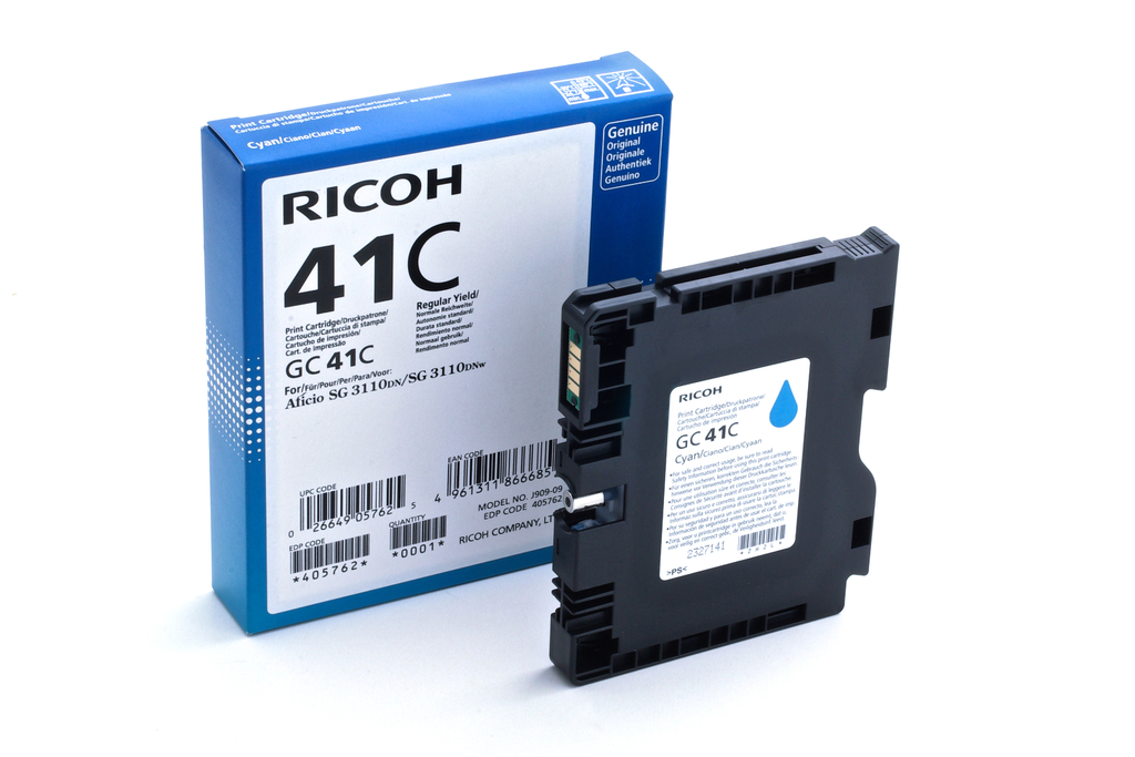 [405762] Ricoh GC41C / 405762 cyan ink cartridge