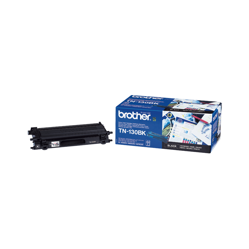 Brother Toner TN-130BK / TN130BK Schwarz, 2.500 Seiten