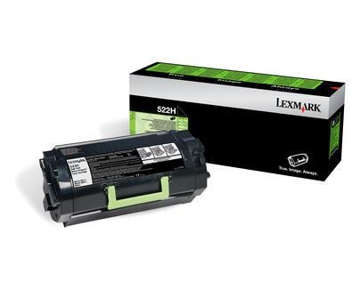 Toner Lexmark 522H / 52D2H00 Schwarz XL, 25.000 Seiten