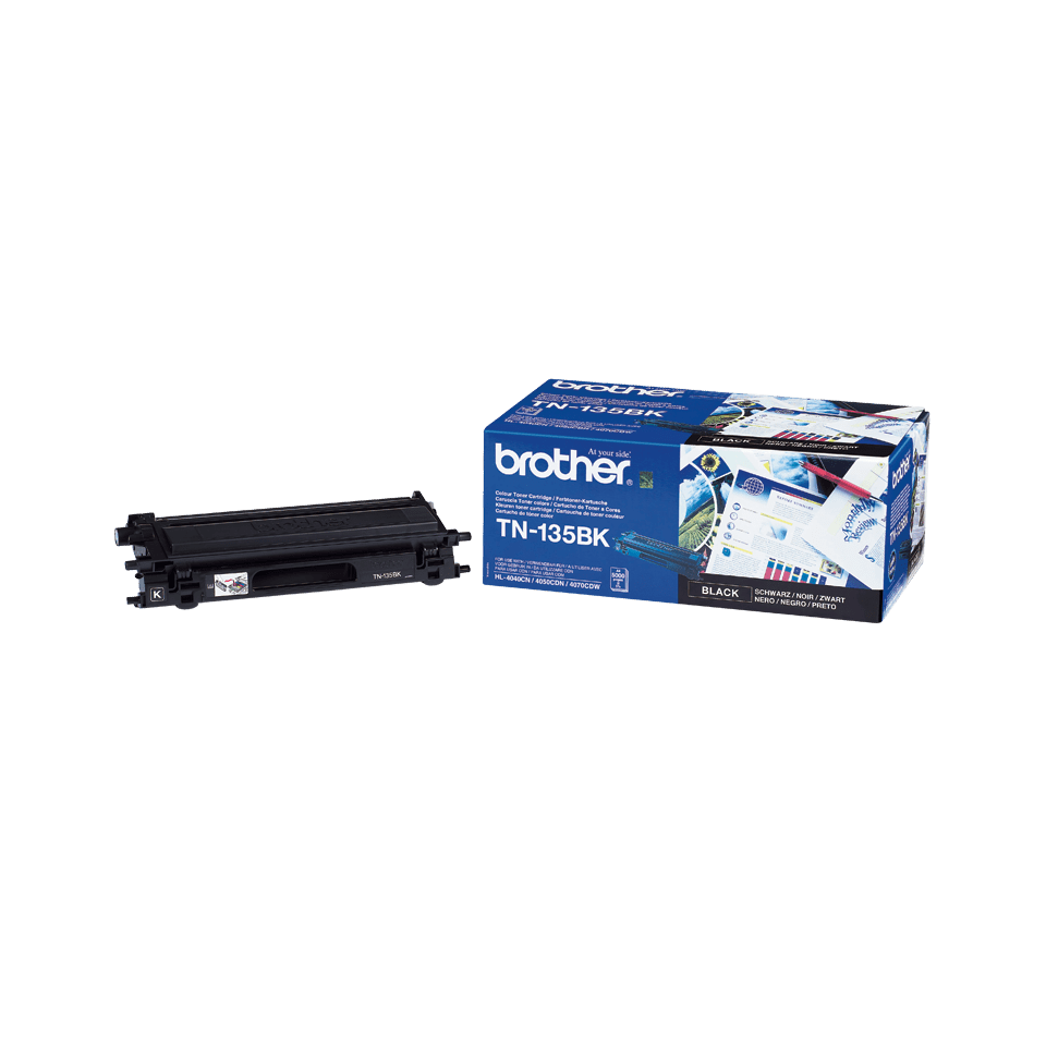 Brother Toner TN-135BK / TN135BK Schwarz XL, 5.000 Seiten