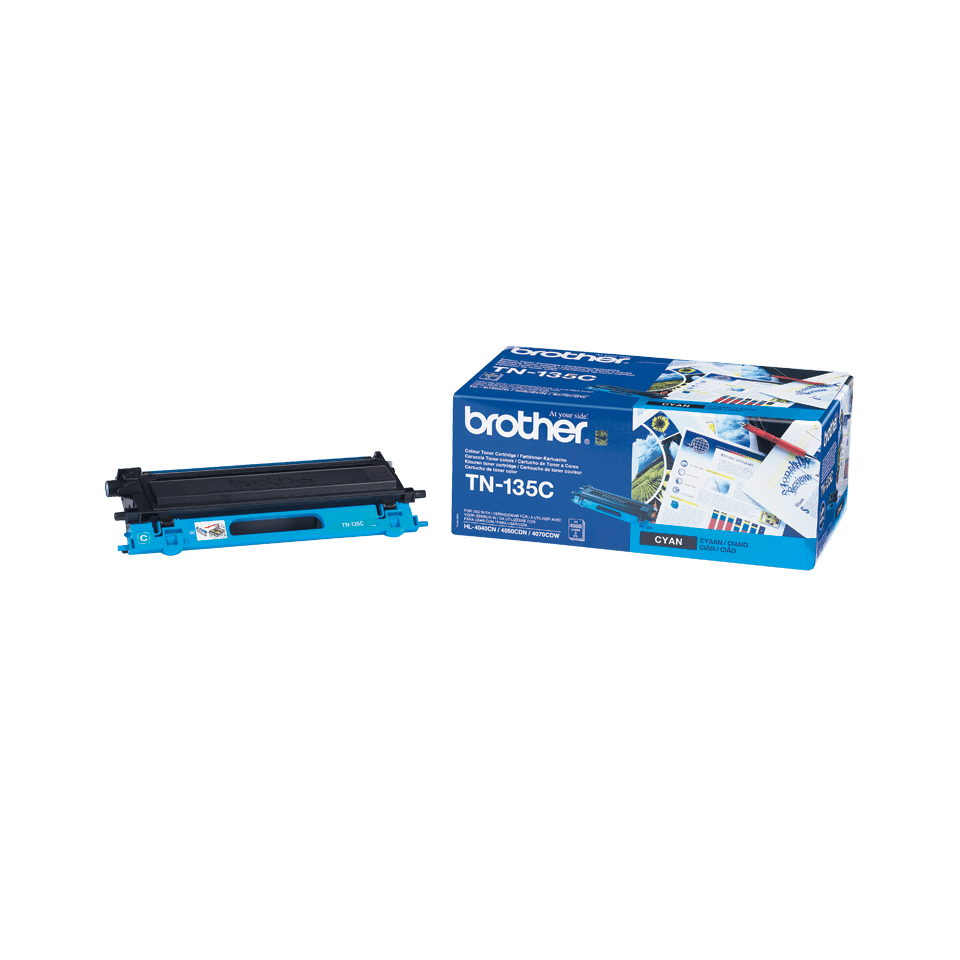 Brother Toner TN-135C / TN135C Cyan XL, 4.000 Seiten
