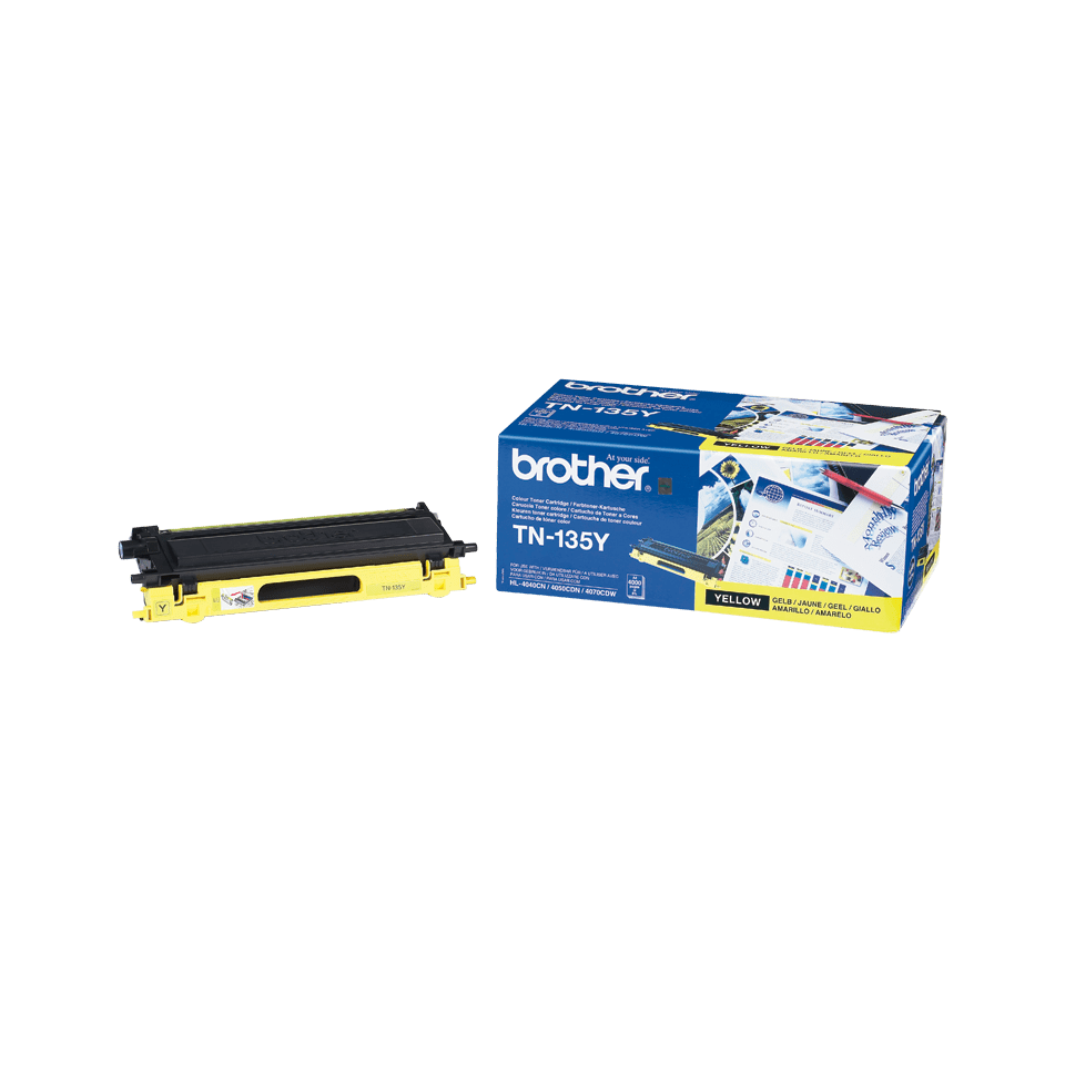 Brother TN-135Y / TN135Y yellow toner XL, 4,000 pages