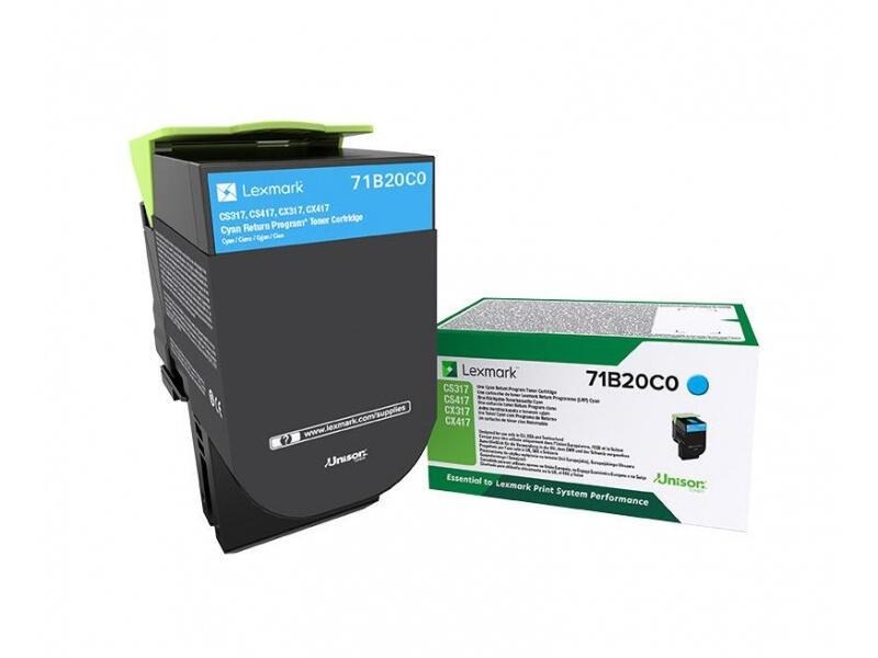 Toner Lexmark 71B20C0 Cyan