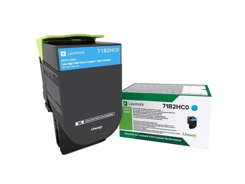 Lexmark 71B2HC0 cyan toner