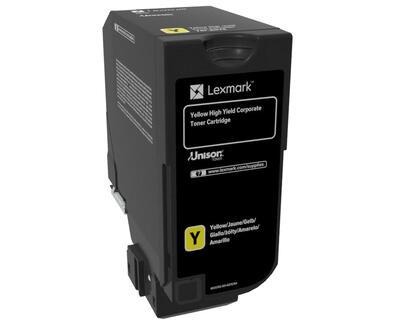 Toner Lexmark 74C2HYE Gelb XXL