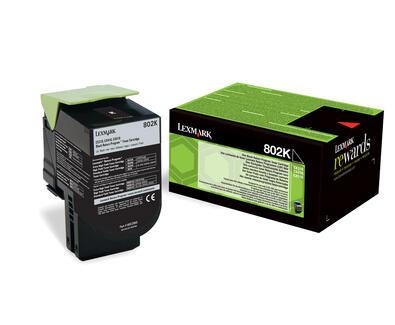 [80C20K0] Toner Lexmark 802K / 80C20K0 Schwarz