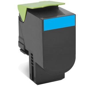 Toner Lexmark 802HC / 80C2HCE cyan XXL