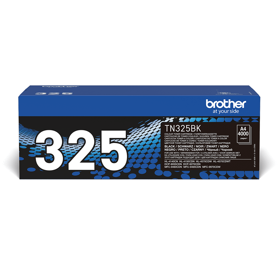 [TN325BK] Brother TN-325BK / TN325BK black toner XL, 4,000 pages