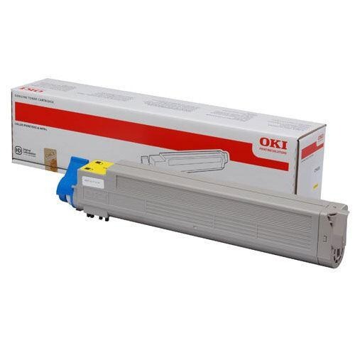 [43837129] OKI 43837129 yellow toner, 22,000 pages