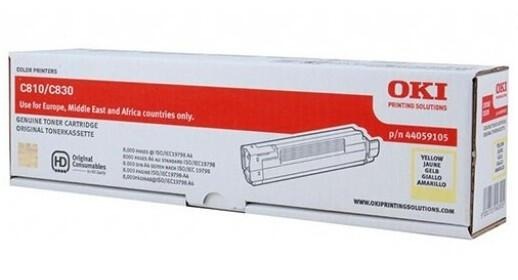 [44059105] Toner OKI 44059105 jaune, 8 000 pages