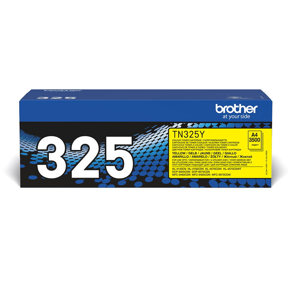 [TN325Y] Brother TN-325Y / TN325Y yellow toner XL, 3,500 pages