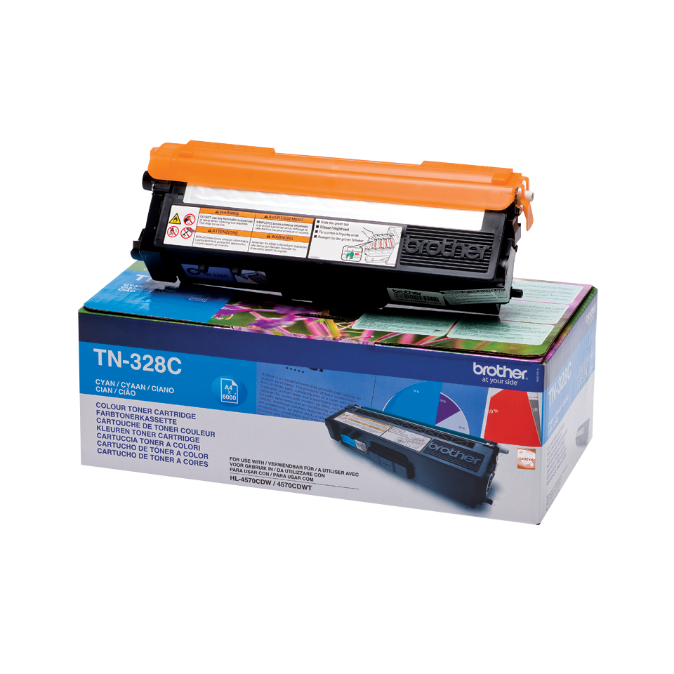 [TN328C] Brother TN-328C / TN328C cyan toner XXL, 6,000 pages