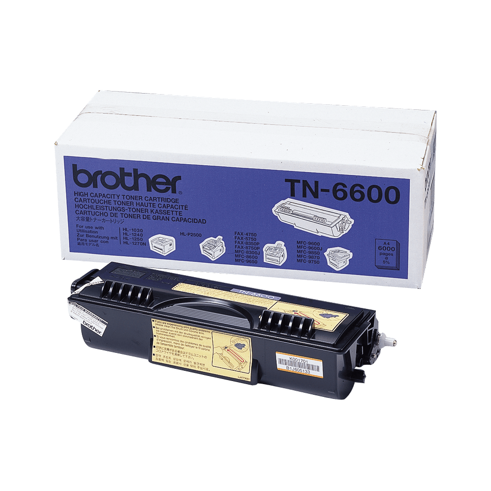 Brother TN-6600 / TN6600 black toner XL, 6,000 pages