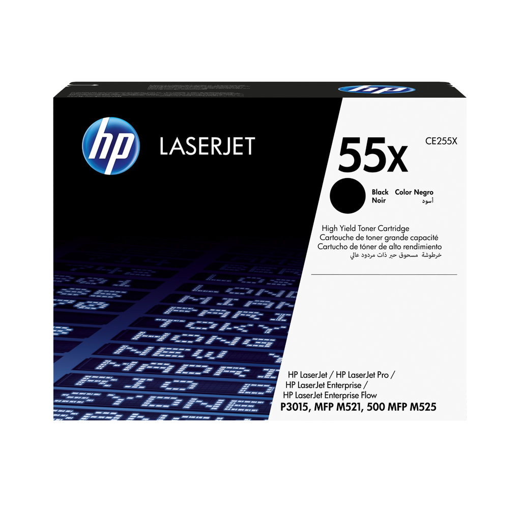 [CE255XC] Toner HP Contract 55X / CE255XC noir XL, 12 500 pages