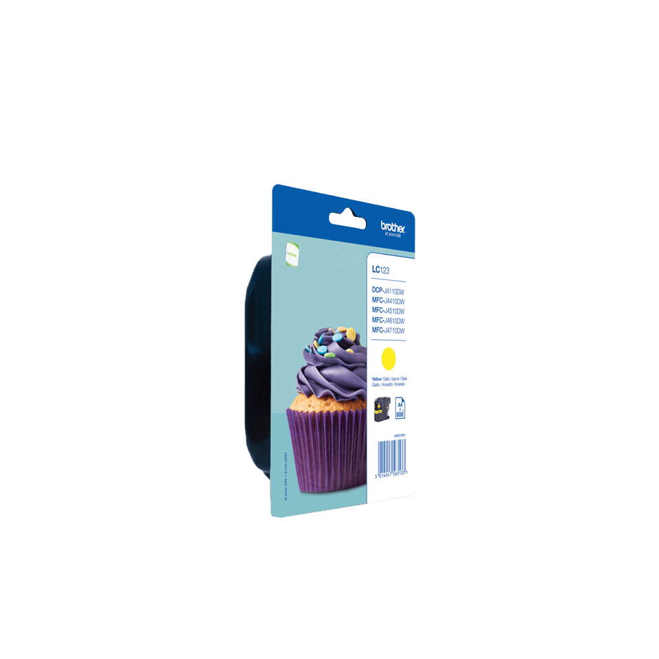 [LC123CBP] Cartouche d'encre Brother LC-123CBP / LC123CBP cyan XL, 600 pages