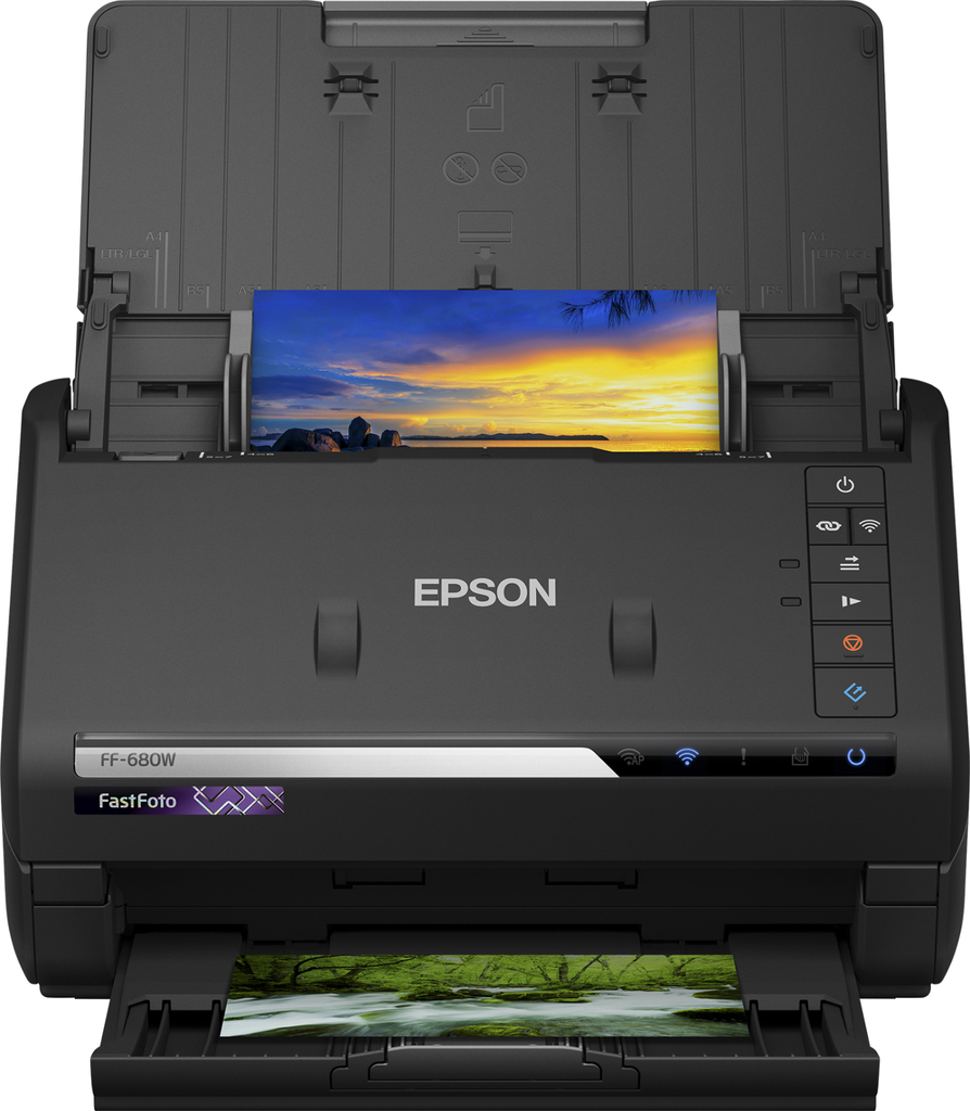 Scanner de documents Epson FF-680W, A4, 45 ppm