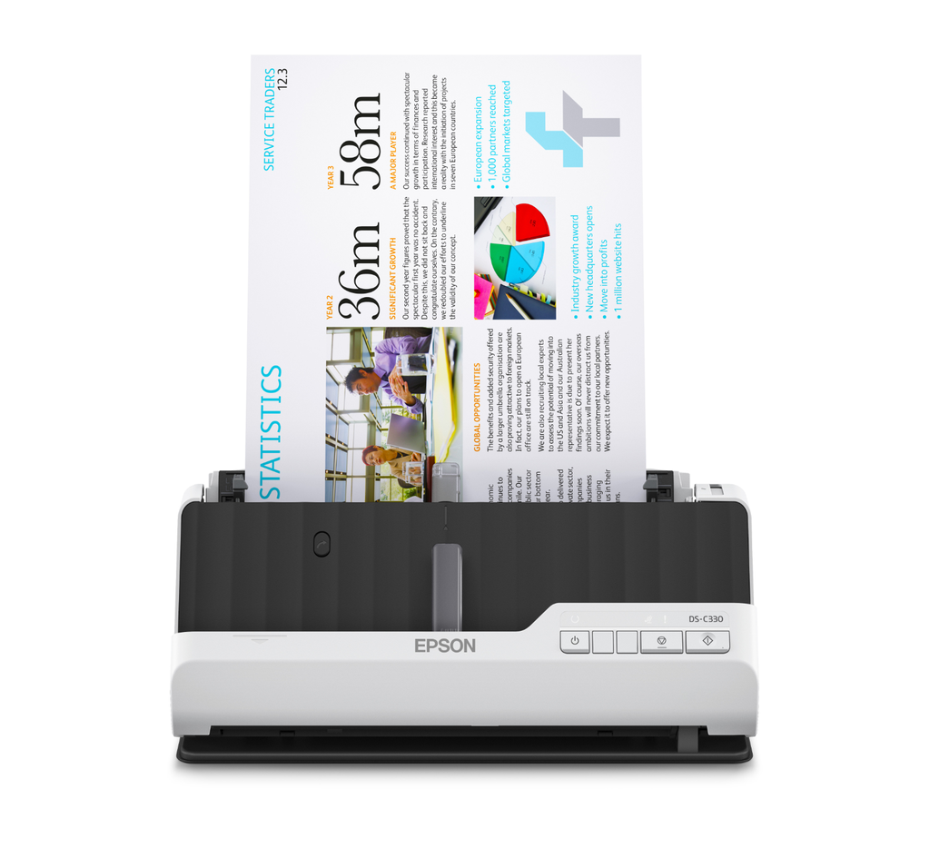 [B11B272401] Epson DS-C330 document scanner, A4